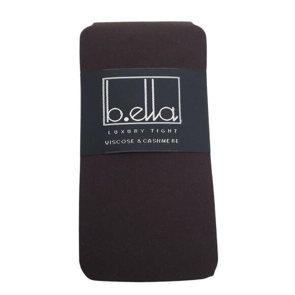 Italian Cashmere Tight Espresso Brown TALL B.ella Georgia Viscose Blend NWT Luxe - Picture 1 of 6